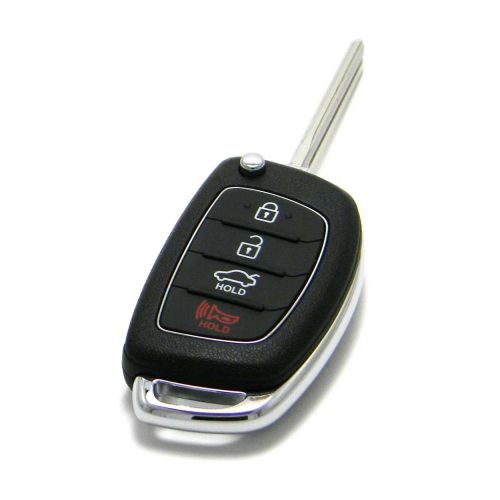  HYUNDAI OEM Hyundai Sonata Flip Key Keyless Entry Remote Fob (FCC ID: TQ8-RKE-4F16  PN: 95430-C1010)