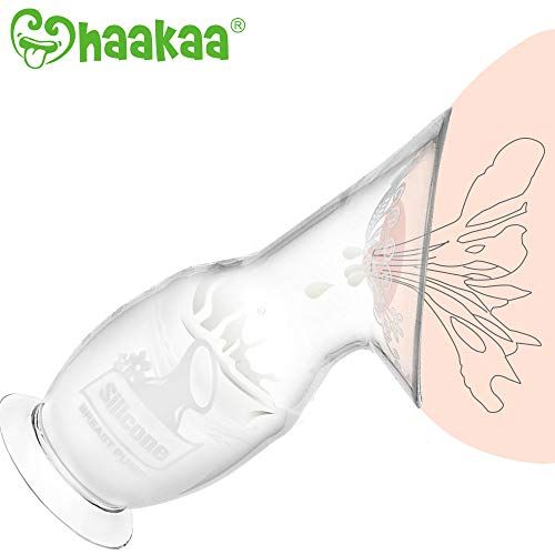  [아마존베스트]Haakaa Manual Breast Pump with Stopper 4oz/100ml