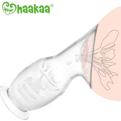  [아마존베스트]Haakaa Manual Breast Pump with Stopper 4oz/100ml