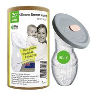 [아마존베스트]Haakaa Manual Breast Pump Milk Saver 3oz/90ml+Lid