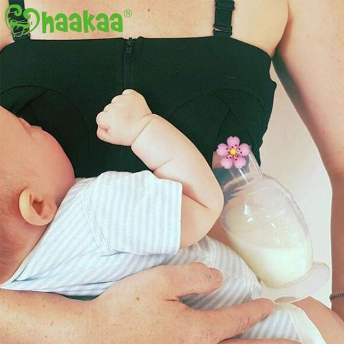  [아마존베스트]Haakaa Manual Breast Pump with Base 5oz/150ml