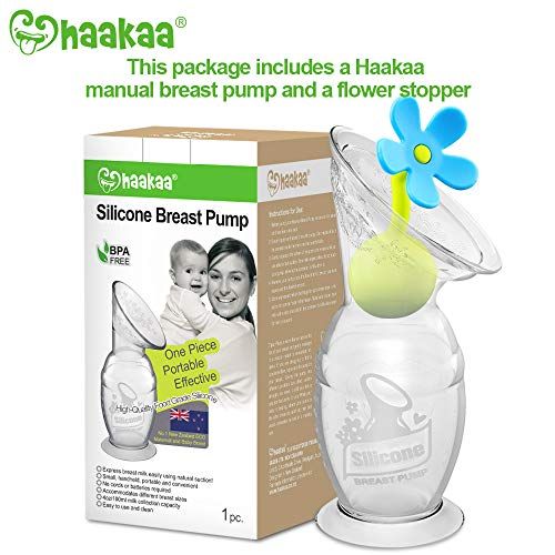  [아마존베스트]Haakaa Breastpump Milk Saver and Stopper 4oz/100ml