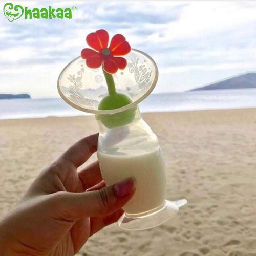  [아마존베스트]Haakaa Breast Pump Manual with Stopper 4oz/100ml