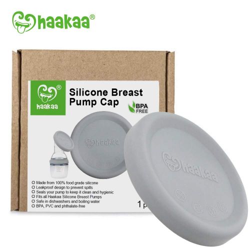  [아마존베스트]Haakaa Leak-Proof Silicone Cap, 1 pk, Fit All Haakaa Breast Pumps, BPA PVC and Phthalate Free