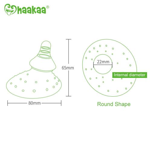  [아마존베스트]Haakaa Nipple Shield Breastfeeding with Carry Case Using for Protects Sore Cracked Nipples Flat Inverted...