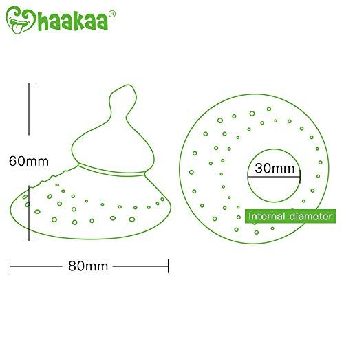  [아마존베스트]Haakaa Nipple Shield Breastfeeding with Carry Case Using for Protects Sore Cracked Nipples Flat Inverted and Latch On Difficulties to Help Mums Continue Breastfeeding,1 pc (Butterf