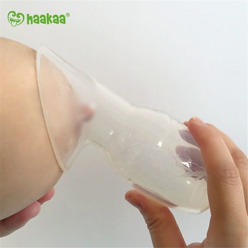  [아마존베스트]Haakaa Gen 2 Silicone Breast Pump with Suction Base and Leak-Proof Silicone Cap, 4 oz/100 ml, BPA PVC and Phthalate Free