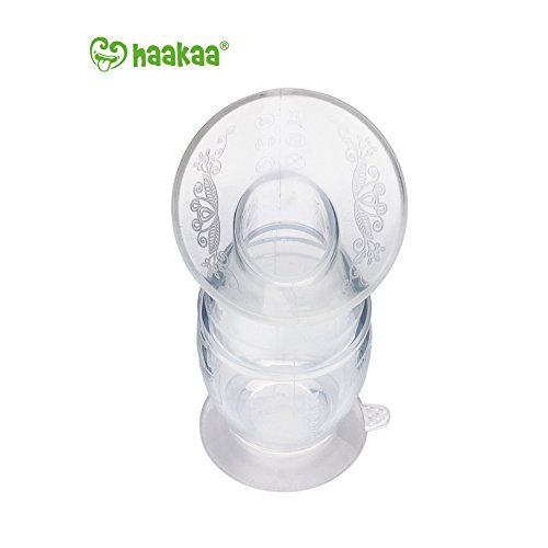  Haakaa New Silicone Breast Pump 150ML with Suction 100% Food Grade Silicone BPA PVC and Phthalate Free (150ml)