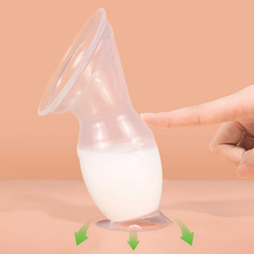  Haakaa Manual Breastpump Saver with Base 4oz/100ml