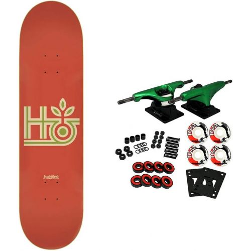  Habitat Skateboard Complete Tri-Color Pod Red 8.25