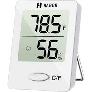 [아마존베스트]Habor Digital Hygrometer Indoor Thermometer, Humidity Gauge Indicator Room Thermometer, Accurate Temperature Humidity Monitor Meter for Home, Office, Greenhouse, Mini Hygrometer (2