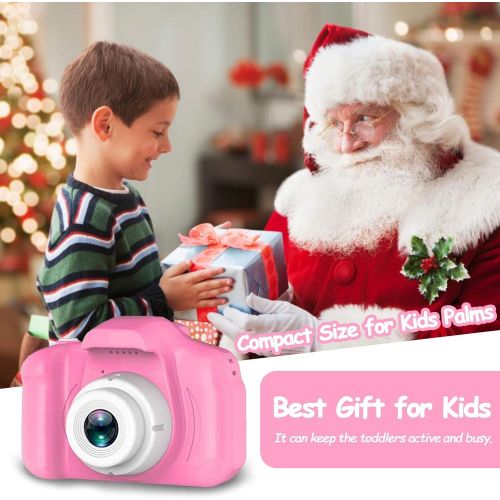  [아마존베스트]Hachis Choice Gifts Kids Camera Toys for 1-6 Year Old Boys, Compact Cameras for Toddlers,Best 1 2 3 4 5 6 Year Old Boy Birthday Gift,Blue (32G SD Card Included)