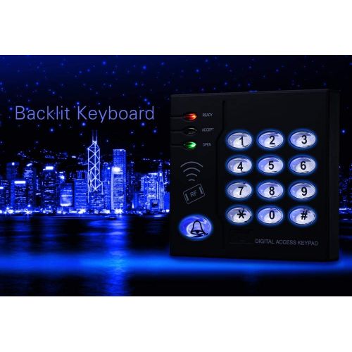  Haga Lock GATE Opener Keypad Access Control,Stand Alone Access Controller,RFID Reader 125KHZ EM Card