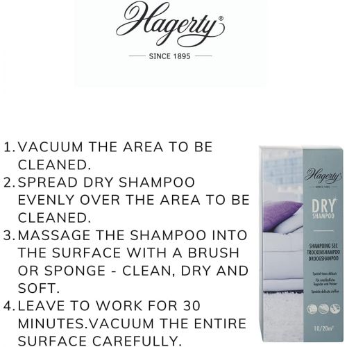  [아마존베스트]Hagerty 18024 Carpet Dry Shampoo 500g