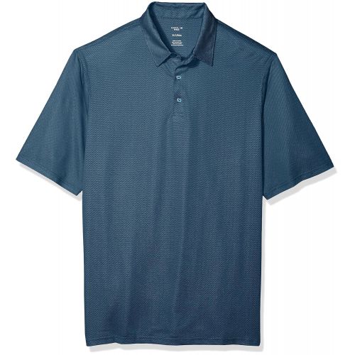  Haggar Mens Big and Tall Big&Tall Short Sleeve Birdseye Polo with Spandex