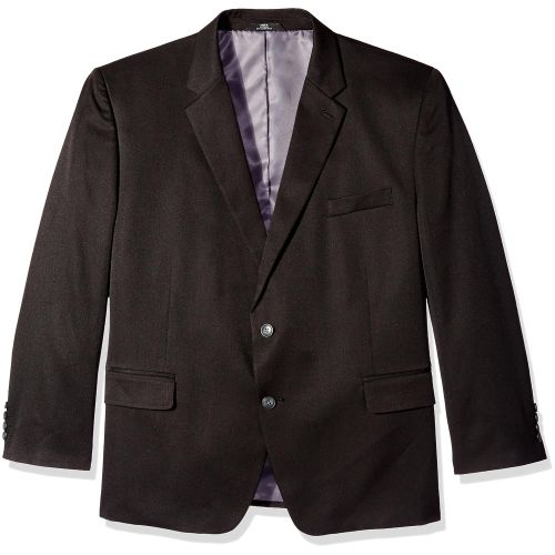  Haggar Mens Big and Tall Big & Tall Travel Performance Heather 2-Button Classic Fit Suit Separate Coat