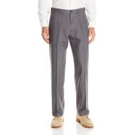 Haggar Mens Stretch Color Denim Expandable-Waist Classic-Fit Plain-Front Pant
