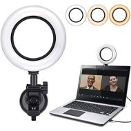 [아마존베스트]Hagibis Video Conference Lighting Kit,Computer/Laptop Moniter LED Video Light Dimmable 6500K Ring Light for Remote Working,Zoom Call,Self Broadcasting,Live Streaming