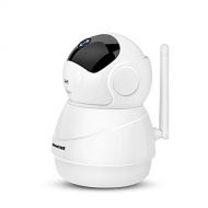 1080P Home Wireless Camera, WiFi Camera Haichendz HD IP Indoor Security Surveillance System Pan/Tilt Two-Way Audio & Night Vision Baby/Elder/Pet/Nanny Monitor (White)