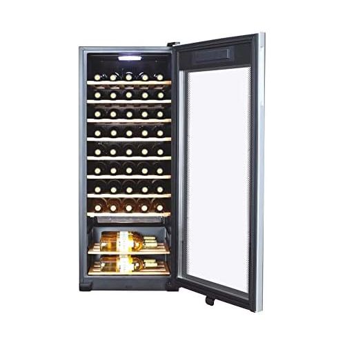  Haier WS50GA Weinkuehlschrank / 127 cm Hoehe/LED Display zur Temperatureinstellung, Temperaturalarm