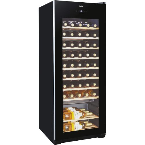  Haier WS50GA Weinkuehlschrank / 127 cm Hoehe/LED Display zur Temperatureinstellung, Temperaturalarm