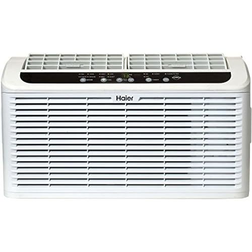  Haier ESAQ406T 22 Window Air Conditioner Serenity Series with 6,000 BTU 115V W/ LED remote control in White