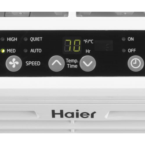  Haier Electronic Window Air Conditioner, 6,200 BTU, Ultra-Quiet, Serenity Series, Easy Install Kit & Remote Included, Minimal Noise, Maximum Cooling, Cools up to 250 Square Feet, 1