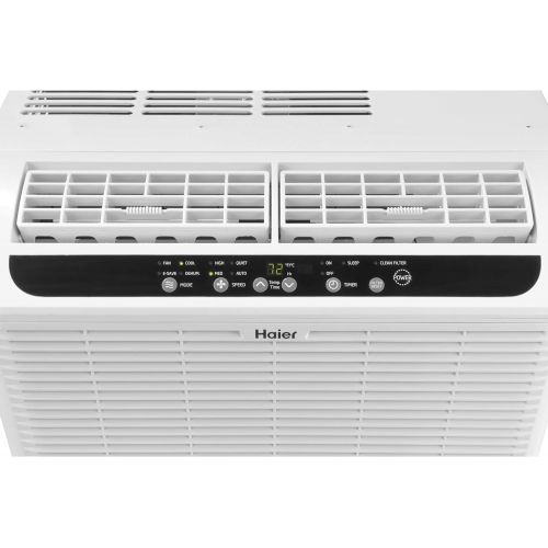  Haier Electronic Window Air Conditioner, 6,200 BTU, Ultra-Quiet, Serenity Series, Easy Install Kit & Remote Included, Minimal Noise, Maximum Cooling, Cools up to 250 Square Feet, 1