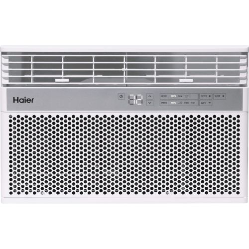  Haier Smart Window Air Conditioner 8,000 BTU Easy Install Kit Included Complete with WiFi & Smart Home Connectivity Energy Star Certified Cools up to 350 Square Feet 115 Volts Whit