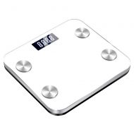 Haihuic Smart Body Fat Weight Scale, Bathroom Digital BMI Scale Body Composition Analyzer Monitor with iOS/Android App, Muscle Mass, Water, BMR, White