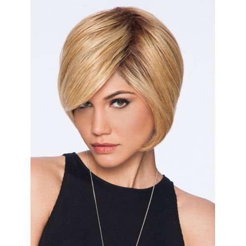  HairDo Layered Bob Color SS25 Ginger Blonde - Hairdo Wigs Soft Side Swept Bang Tru2Life Heat Friendly...