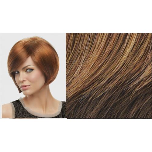  HairDo Layered Bob Color SS25 Ginger Blonde - Hairdo Wigs Soft Side Swept Bang Tru2Life Heat Friendly...