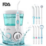 Hairby Water Flosser Oral Irrigator, HAIRBY Dental Leakproof 600ML Capacity with 8 Multifunctional Jet Tips...
