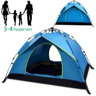 Hairy Nose Bear Tents for Camping 3- 4 Person ,Instant Pop Up Tents for Camping, Beach Tents for Family,Folding Waterproof Tent for Outdoor Camping