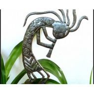 HaitiMetalArt Metal Plant Marker, Southwestern Kokopelli, Garden Plant Stake, Outdoor Metal Art, Garden Decor, Garden Plant Stick, Garden Art, PS-1798