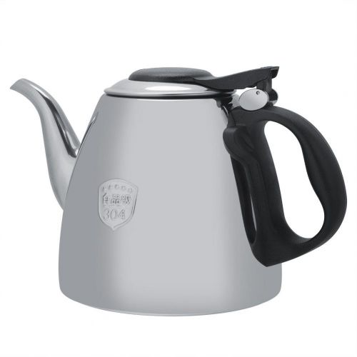  Hakeeta Edelstahl Teekessel, Herd Heisswasserkocher Tee Kaffeekanne Wasserkocher Hitzebestandiger Korrosionsschutz mit ergonomischem Silikongriff fuer Hauskaffee oder Camping (1.2L/1.5L)(1.5