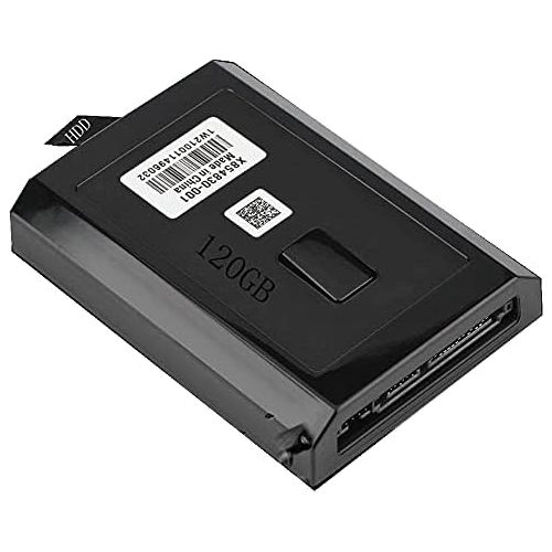  Hakeeta 120GB HDD Hard Drive Disk Replacement Expand The Memory Kit for Xbox 360 Internal Slim to Upgrade Your Xbox Hard Drive and Expand Your Data Storage Black wear-Resistant and Drop-Re