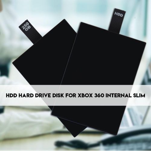  Hakeeta 120GB HDD Hard Drive Disk Replacement Expand The Memory Kit for Xbox 360 Internal Slim to Upgrade Your Xbox Hard Drive and Expand Your Data Storage Black wear-Resistant and Drop-Re