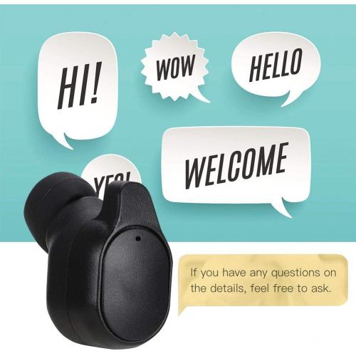  Hakeeta Translator Headset Wireless with Portable Charging Box, Real-time, More Than 33 Languages, for Business Study Travel, Stereo, High Sound Quality, Accurate Pronunciation