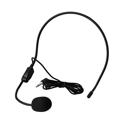  [아마존베스트]Hakeeta Mini Wired Head Mounted Microphone Condenser MIC Headband Headset for Teachers, Trainers, Presentation, Travel Guide