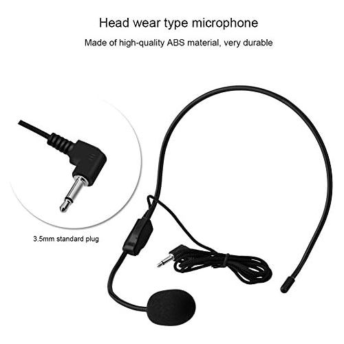  [아마존베스트]Hakeeta Mini Wired Head Mounted Microphone Condenser MIC Headband Headset for Teachers, Trainers, Presentation, Travel Guide
