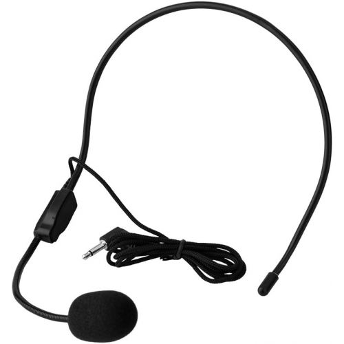  [아마존베스트]Hakeeta Mini Wired Head Mounted Microphone Condenser MIC Headband Headset for Teachers, Trainers, Presentation, Travel Guide