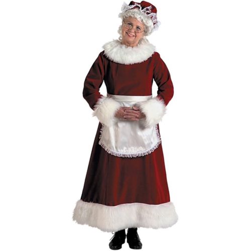  Halco - Mrs. Claus Dress Adult Plus Costume