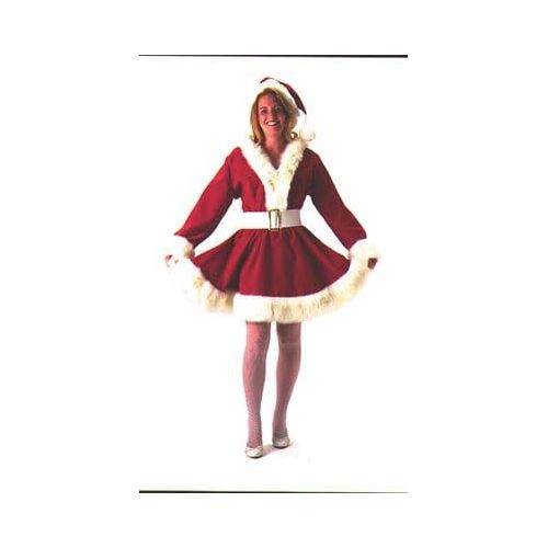  Halco 7054-8 Velvet Perky Pixie Christmas Costume - Medium