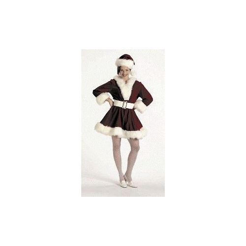  Halco 7054-2 Velvet Perky Pixie Christmas Costume - XS