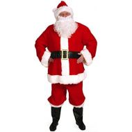Halco Complete Duvetyne Santa Suit - Costume (Mens Adult Costume)