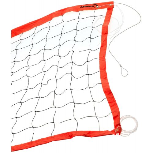  Halex Volleyball Net - Official Heavy Duty Cable (Orange)