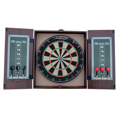  Halex Nottingham Bristle Dartboard with Cabinet