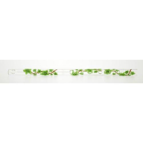  Hall Crystal Flutes Hall Crystal Flute 11204 - Inline Glass Piccolo in C - Green Ivy