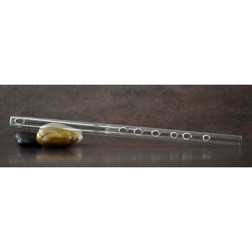  Hall Crystal Flutes Hall Crystal Flute 11299 - Inline Glass Piccolo in C - Clear Glass